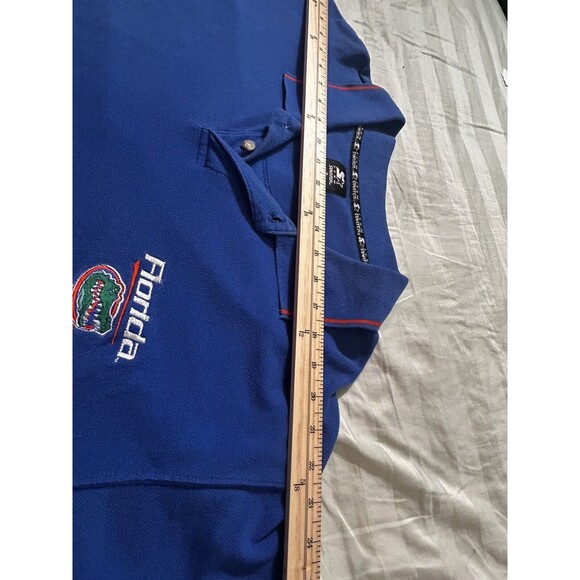 Vintage Florida Gators Polo Mens XL Starter Team Blue Short Sleeve Collared - Picture 10 of 10
